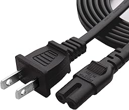 AC Power Cord Cable for Xbox One S,Xbox One X,Xbox Series X/S,Sony PS3,PS4,PS5,Samsung LG Sony TV