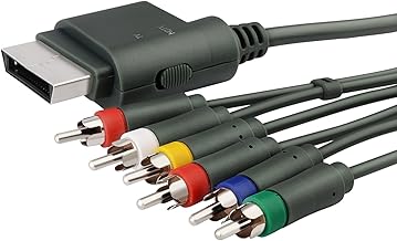 Mcbazel HDTV HD AV RCA Component Cable Cord For Xbox 360 / XBOX 360 Slim