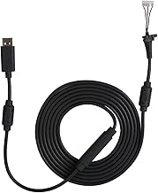 8.2FT USB 5Pin Gamepad Cable Replacement Wire with Breakaway Adapter for Xbox 360, Replacement Cable for Xbox 360 Controller USB Cable for Xbox 360 (Black)