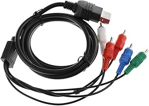 SING F LTD 1.8M Component Hd Av RCA Cord Cable Lead Compatible with Microsoft Xbox Original Console