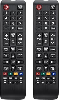 (Pack of 2) Universal for Samsung TV Remote, Replacement for Samsung Smart TV - LED LCD HDTV QLED SUHD UHD 4K 3D TV