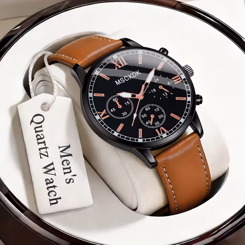 New Men's Casual Business Luminous Top Brand Luxury Quartz Watch (Box Not Included)